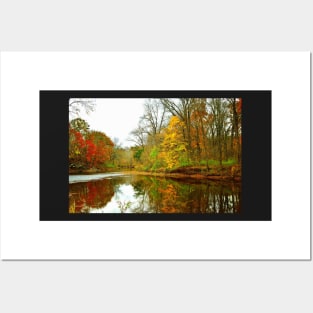 Autumn On Neshaminy Creek Posters and Art